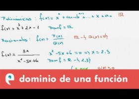 Dominio de una función | Recurso educativo 109644