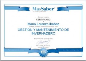 Curso de Gestión y mantenimiento de invernaderos | MasSaber | Recurso educativo 113993