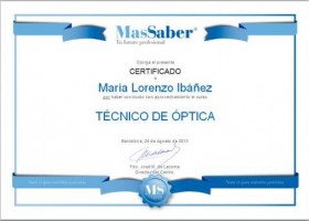 Curso de Técnico de Óptica | MasSaber | Recurso educativo 115117