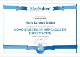 Curso de Cómo investigar mercados de exportación | MasSaber | Recurso educativo 116882