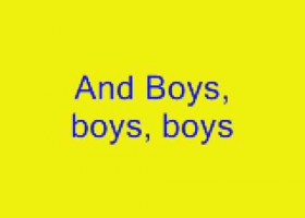 Fill in the gaps con la canción Boys Boys Boys de Lady Gaga | Recurso educativo 122117