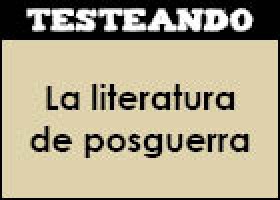 La literatura de posguerra | Recurso educativo 47986