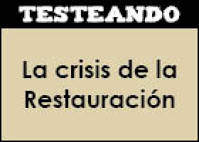 La crisis de la Restauración | Recurso educativo 49304