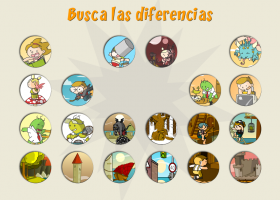 Juego de buscar las diferencias para desarrollar la atención en niños de 7 a 8 años : 01 | Recurso educativo 404565