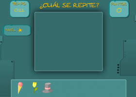 Juego de buscar la imagen repetida para desarrollar la memoria en niños de 3 a 6 años : 06 | Recurso educativo 405012