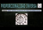 (Proporcionalidad) - Proporción Inversa (1004) | Recurso educativo 680323