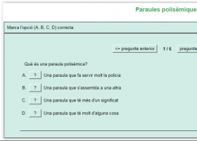 Paraules polisèmiques | Recurso educativo 687554