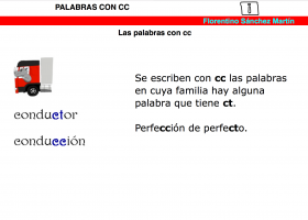 Practica las palabras con -cc- | Recurso educativo 724022