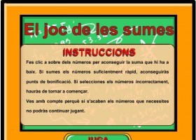 El joc de les operacions | Recurso educativo 731325