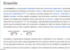 Ecuación - Wikipedia, la enciclopedia libre | Recurso educativo 742614