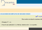 Ecuación de segundo grado. | Recurso educativo 742787