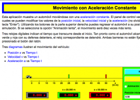 Movimiento con Aceleración Constante | Recurso educativo 745024