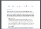 La carta de la Tierra | Recurso educativo 749219