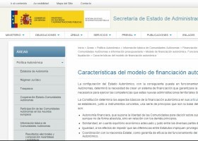 Características del modelo de financiación autonómica | Recurso educativo 750590