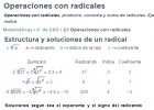 Operaciones con radicales. | Recurso educativo 751224