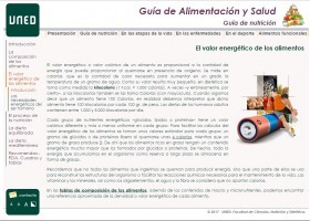 El valor valor energético de los alimentos | Recurso educativo 760527