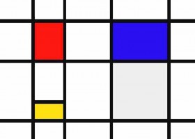 Composición en rojo, amarillo y azul. Piet Mondrian | Recurso educativo 767067