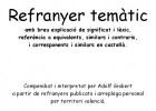 Refranyer temàtic | Recurso educativo 771619