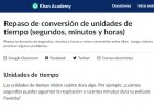 Repaso de conversión de unidades de tiempo (segundos, minutos y horas) | Recurso educativo 771874