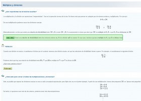 Múltiplos y diivisores | Recurso educativo 772820