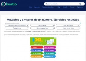 Múltiplos y divisores de un número | Recurso educativo 772821