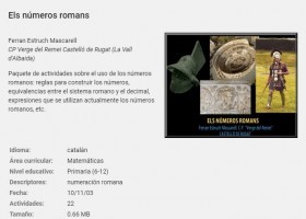 Els nombres romans | Recurso educativo 773880