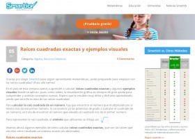 Raíces cuadradas exactas y ejemplos visuales | Recurso educativo 774523