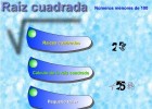 raiz cuadrada | Recurso educativo 774525