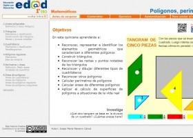 Perímetres i àrees | Recurso educativo 776678