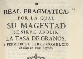 Real Pragmática: abolición da taxa de grans | Recurso educativo 790680