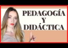 ?Te explico CÓMO se relaciona la DIDÁCTICA con la PEDAGOGÍA? | Recurso educativo 7901793