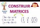 MATRICES y SISTEMAS DE ECUACIONES lineales | Recurso educativo 7902532